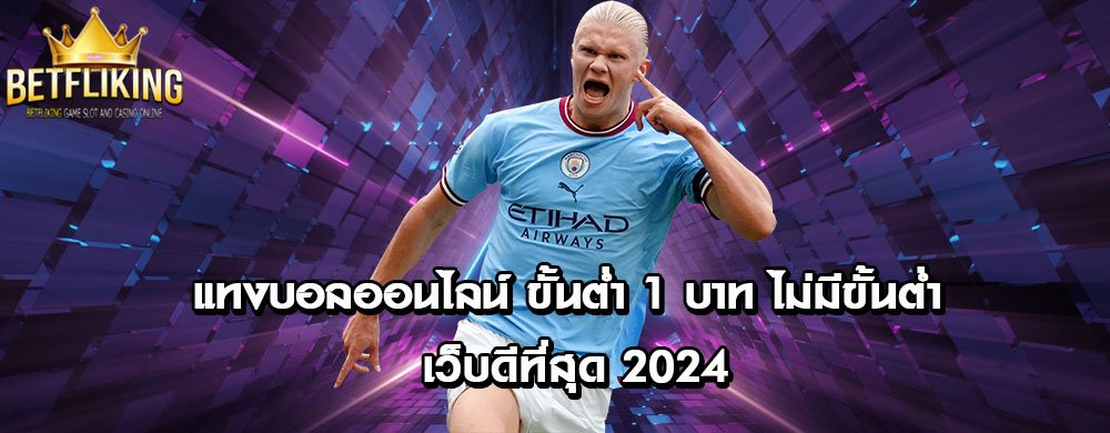 แทงบอลออนไลน์ ขั้นต่ำ 1 บาท ไม่มีขั้นต่ำ เว็บดีที่สุด 2024